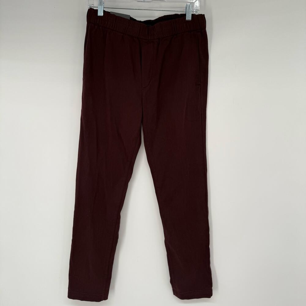 NWT J Brand Spadium Jogger Men's Size S Burgundy Slim Fit Skinny Elastic Waist